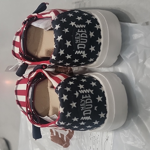 HEY DUDE WENDY AMERICANA- AMERICAN FLAG - W10 - Picture 4 of 8